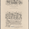 Caricatures of the 'punch' staff (by John Leech, 1847.) From "Douglas Jerrold and Punch" ; Thackeray with the bat; Mark Lemon (in the centre) with the battledore; Douglas Jerrold playing skittles. (John Tenniel, 1854.) From "Douglas Jerrold and Punch"