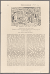 Caricatures of the 'Punch' staff Thackeray in left top corner, below him Mark Lemon and Douglas Jerrold. (By Richard Doyle, 1846.) From "Douglas Jerrold and Punch"
