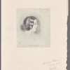 Original pencil drawing by Thackeray of Mrs. Brookfield. [Number 366]. 