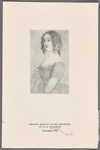 Original drawing of Mrs. Brookfield by W.M. Thackeray [number 208]. 