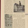 Thackeray in Rotten Row, Hyde Park, London. From a water-color by D. Dighton.  Here Thackeray lodged in London as a young man.  