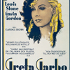 Publicity poster advertising Greta Garbo in the motion picture Romantik (a.k.a. Romance)