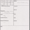 Stage manager's log, 1988 - 1989