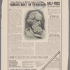 Signed replicas of William Ordway Partridge's famous bust of Tennyson are offered to Literary digest readers...