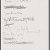 Stage manager's log