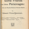 Her enemy, some friends--and other personages: stories and studies mostly of human hearts