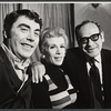 Co-writers Lester Colodny, Joan Rivers, and Edgar Rosenberg during rehearsals for the stage production Fun City