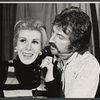 Joan Rivers and Gabriel Dell in rehearsal for the stage production Fun City