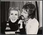 Joan Rivers and Gabriel Dell in rehearsal for the stage production Fun City