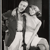 Ivor Francis and Dyan Cannon in rehearsal for the stage production The Fun Couple