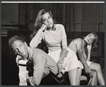 Ben Piazza, Jane Fonda and Dyan Cannon in rehearsal for the stage production The Fun Couple