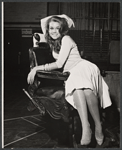 Jane Fonda in rehearsal for the stage production The Fun Couple