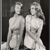 Dyan Cannon and Jane Fonda in rehearsal for the stage production The Fun Couple