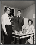 Gerald Hiken, Vincent Gardenia, and Julie Bovasso in the stage production Gallows Humor