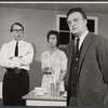 Gerald Hiken, Julie Bovasso, and Vincent Gardenia in the stage production Gallows Humor