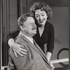 Walter Slezak and Jayne Meadows in rehearsal for the stage production The Gazebo