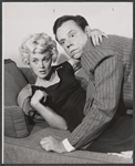 Jan Sterling and Tom Ewell in the 1959 tour of the stage production The Gazebo