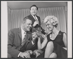 Tom Ewell, Jan Sterling and unidentified in the 1959 tour of the stage production The Gazebo