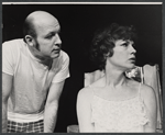 Adele Mailer [right] and unidentified in the stage production Geese