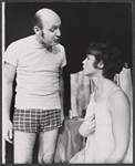 Adele Mailer [right] and unidentified in the stage production Geese