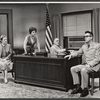 Ann Harding, Dolores Sutton, William Bendix and Lonny Chapman in the stage production General Seeger