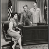 Dolores Sutton, Ann Harding and William Bendix in the stage production General Seeger