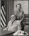 William Bendix and Ann Harding in the stage production General Seeger