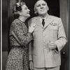 Ann Harding and William Bendix in the stage production General Seeger