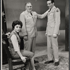 Dolores Sutton, William Bendix and unidentified in the stage production General Seeger