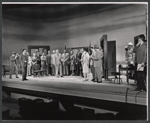 Roscoe Lee Browne, John Leslie, William Bendix, Lonny Chapman, Ann Harding and ensemble in the stage production General Seeger