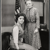 Dolores Sutton and Ann Harding in the stage production General Seeger