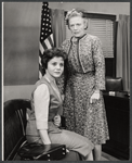 Dolores Sutton and Ann Harding in the stage production General Seeger