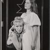 Jacqueline Bertrand and Flora Elkins in the stage production The Geranium Hat