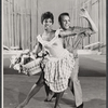 Thelma Oliver and Rawn Spearman in the stage production Get On Board the Jazz Train
