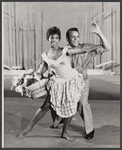 Thelma Oliver and Rawn Spearman in the stage production Get On Board the Jazz Train