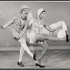 Thelma Oliver and unidentified in the stage production Get On Board the Jazz Train