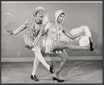 Thelma Oliver and unidentified in the stage production Get On Board the Jazz Train