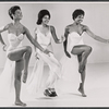 Rosalind Cash, Thelma Oliver and unidentified [left] in the stage production Get On Board the Jazz Train