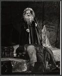 Fredric March [standing center] and unidentified in the stage production Gideon