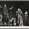 Douglas Campbell [second from left], Fredric March [far right] and unidentified others in the stage production Gideon