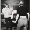 Joe Layton and unidentified dancer in rehearsal for the stage production The Girl Who Came to Supper