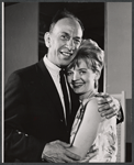 Jose Ferrer and Florence Henderson in rehearsal for the stage production The Girl Who Came to Supper