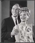 Jose Ferrer and Florence Henderson in rehearsal for the stage production The Girl Who Came to Supper
