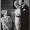 Irene Browne, Florence Henderson, and Jose Ferrer in rehearsal for the stage production The Girl Who Came to Supper