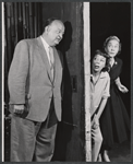 Robert Emhardt, Imogene Coca, and Dorothy Gish in rehearsal for the stage production The Girls in 509