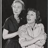 Dorothy Gish and Imogene Coca in rehearsal for the stage production The Girls in 509