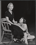 Dorothy Gish and Imogene Coca in rehearsal for the stage production The Girls in 509