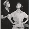Dorothy Gish and Imogene Coca in rehearsal for the stage production The Girls in 509