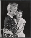 Peggy Wood and Imogene Coca in rehearsal for the stage production The Girls in 509