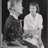 Peggy Wood and Imogene Coca in rehearsal for the stage production The Girls in 509